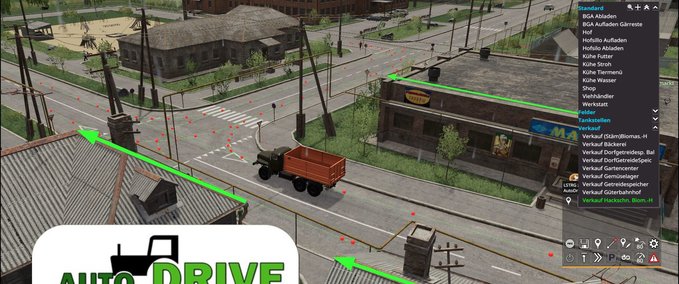 Courseplay Kurse  AutoDrive Kurse für die Sosnovka Map  Landwirtschafts Simulator mod