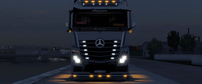 Trucks MERCEDES ACTROS MP4 VIP CUSTOM [1.37 - 1.38] Eurotruck Simulator mod