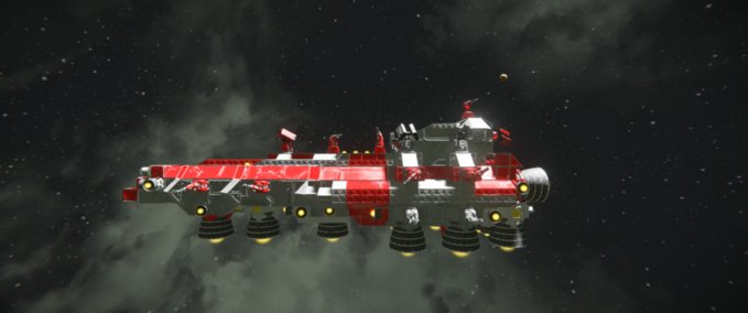 Blueprint DWC U.S.S Saturn Atmosphere Space Engineers mod
