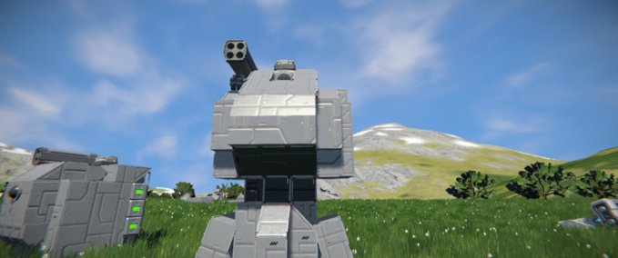 Blueprint Ogre class titan Space Engineers mod