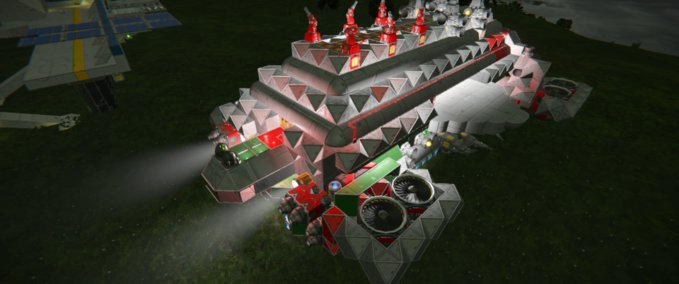Blueprint Turtle Blimp Space Engineers mod