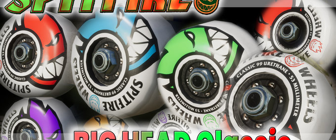 Gear Spitfire "Big Head Classic" Wheel Pack Skater XL mod