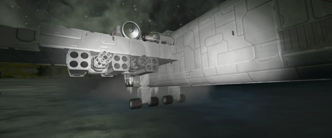 Blueprint A10 WARHOG Space Engineers mod