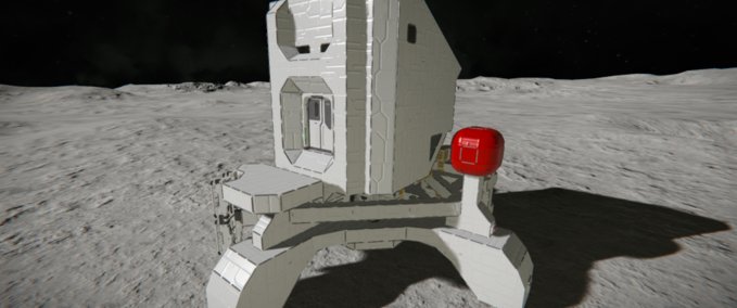 Blueprint FOX Moon Landing Vehicle (FMLV) Space Engineers mod