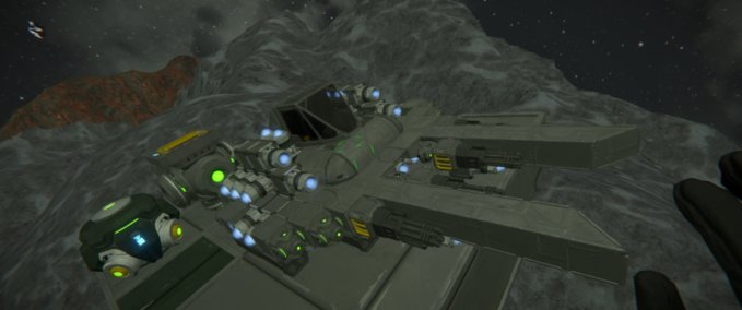 Blueprint Raipier class interceptor Space Engineers mod