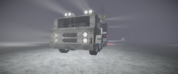 Blueprint ECMD heavy medical truck (Arctic) Space Engineers mod