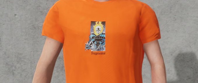 Uncategorized Supreme Ghost Rider Tee Skater XL mod
