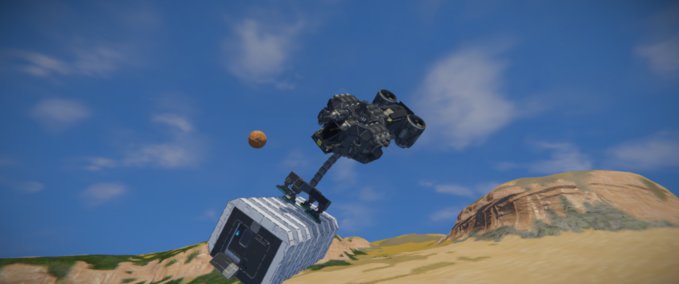 Blueprint Mhi sky hook transport Space Engineers mod