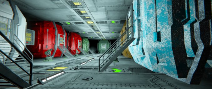 Blueprint Fortified Storage Facility Space Engineers mod