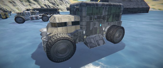 Blueprint Satellite Relay Truck Space Engineers mod