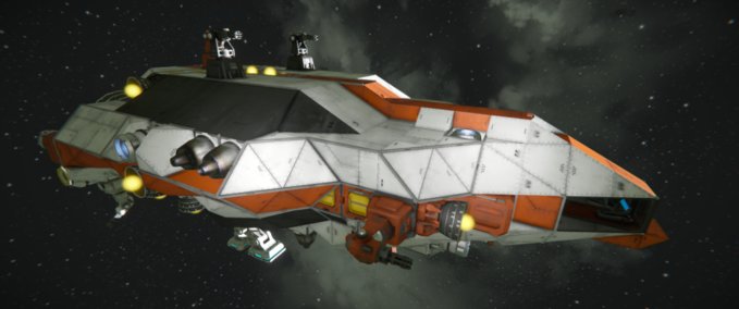 Blueprint [M310] Reaper, Corvette (Orange) Space Engineers mod