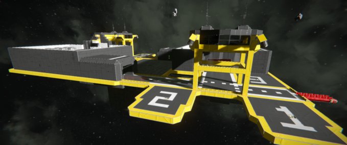 Blueprint Base Astéroïdes Space Engineers mod