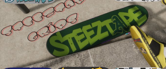 Uncategorized SteeztapeGripz Team Pack Skater XL mod