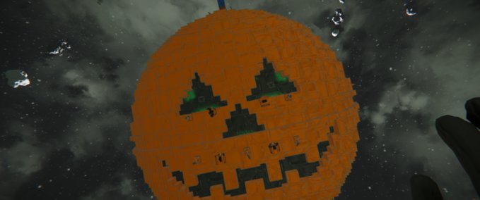 Blueprint Happy halloween Space Engineers mod