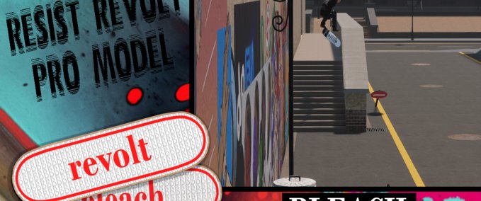 Uncategorized Welcome to Bleach Skateboards Skater XL mod