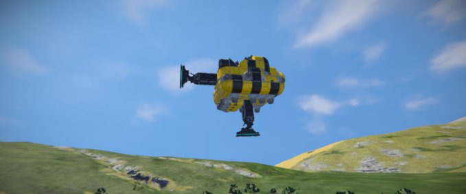 Blueprint TH-68 Light Construction Lift Drone ATMO Space Engineers mod