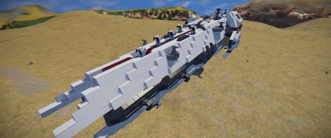 Blueprint CNL battleship atmo Space Engineers mod