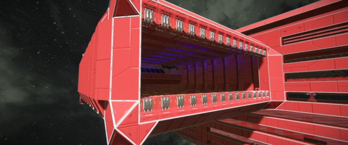 Blueprint Fedf Shipyard (Medium) v2 Space Engineers mod
