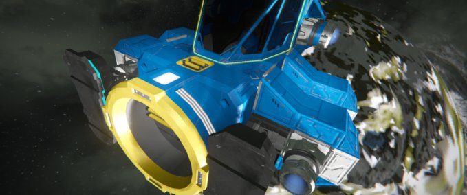 Blueprint Ion Tug Ship Space Engineers mod