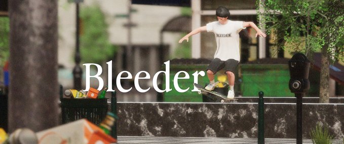 Gear BLEEDER - Logo Tees + Hoodies Skater XL mod