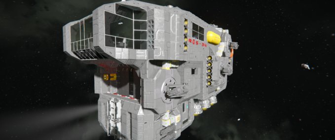 Blueprint ROS-34 Dropship Space Engineers mod