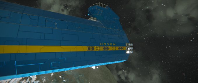 Blueprint USS Haven Space Engineers mod