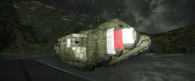 Land gun ship Mod Image