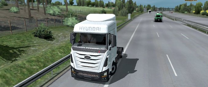 Trucks Hyundai Xcient Truck + Interieur (1.38.x) Eurotruck Simulator mod