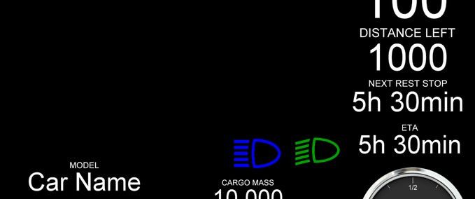 Other Trucksim Dashpanel mod