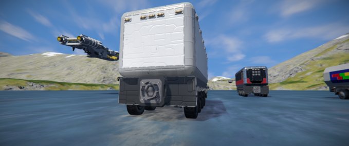 Blueprint Interchangable box truck Space Engineers mod