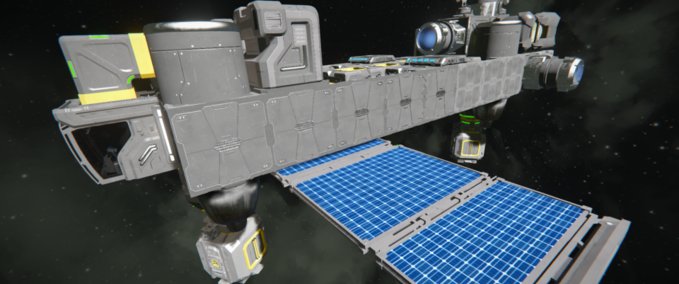 Blueprint Orbital Supply Ship Space Engineers mod