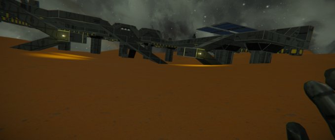 Blueprint A Generic Military Outpost Space Engineers mod