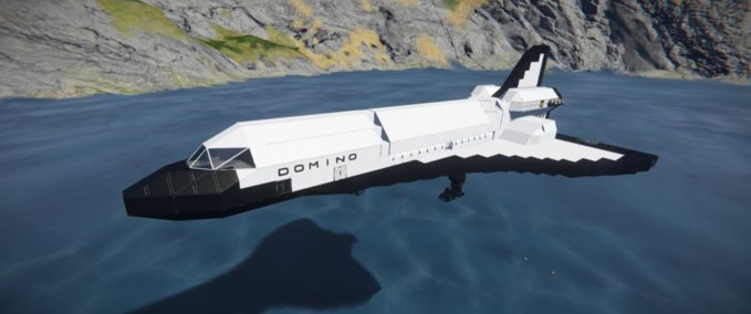 Blueprint Domino's Space Shuttle Space Engineers mod