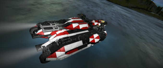 Blueprint RE Vanguard tank mk 1 Space Engineers mod