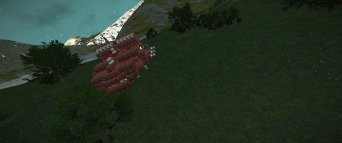 Blueprint Static Grid 747 Space Engineers mod