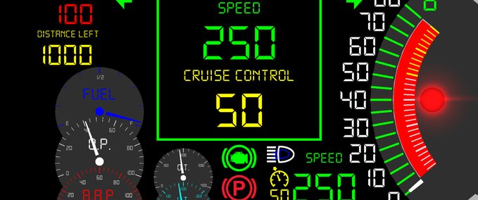 Other ATS 6 MOBILE v1 Dashpanel mod