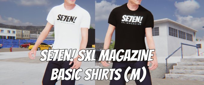 Uncategorized SE7EN! MAGAZINE BASIC SHIRTS Skater XL mod