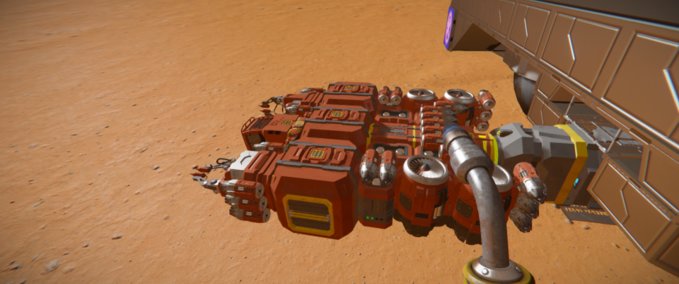 Blueprint Mars Welding ship Space Engineers mod