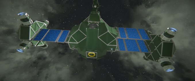 Blueprint BUll Dog Heavy defence Satalite Space Engineers mod