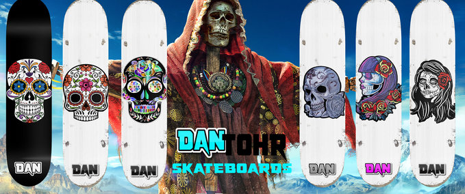 Gear Muerte Deck pack Skater XL mod