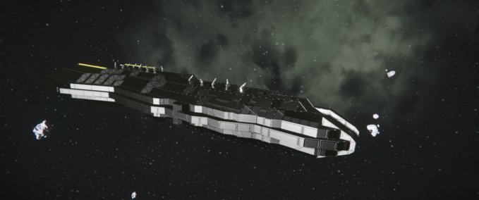 Blueprint DHO NAIA Class BattleCruiser Space Engineers mod