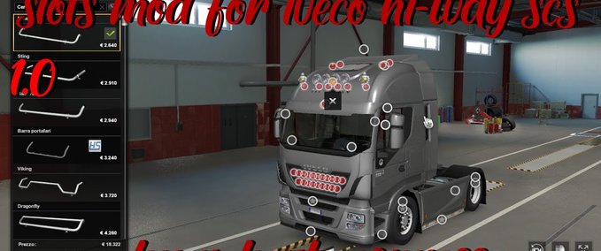 Trucks Iveco Hi-Way (SCS) freie Slots Eurotruck Simulator mod