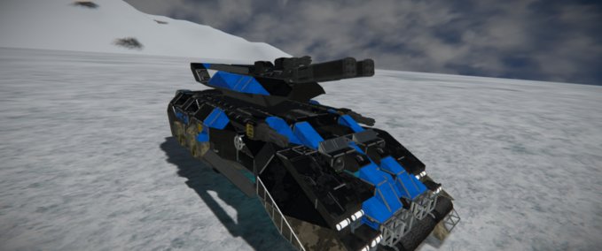 Blueprint WCO GA-45 Cyber Panther Light Tank V.3 Space Engineers mod