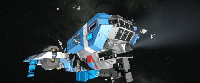 Blueprint Modified Blue Ambassador Explorer_UPDATE Space Engineers mod