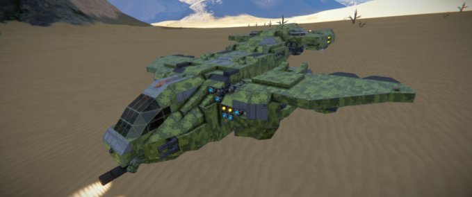 Blueprint U.N.S.C Pélican Space Engineers mod