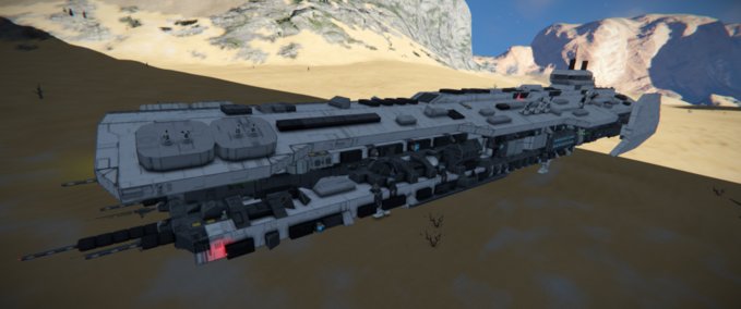 Blueprint U.N.S.C Aube de l éspérance Space Engineers mod