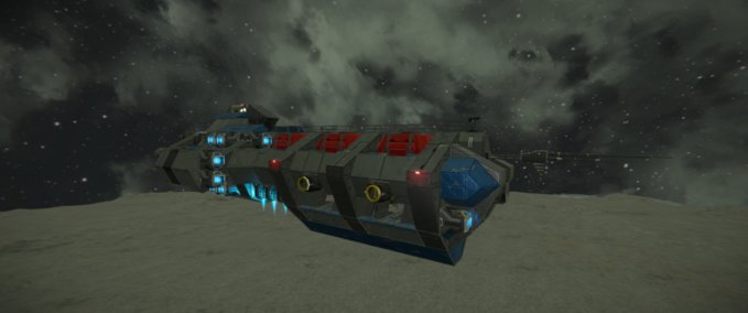 Blueprint HMS ODIN mk2 Space Engineers mod