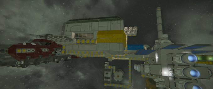Blueprint Moon Space Station 1 Space Engineers mod