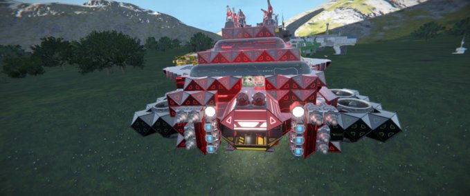 Blueprint Turtle Blimp Space Engineers mod