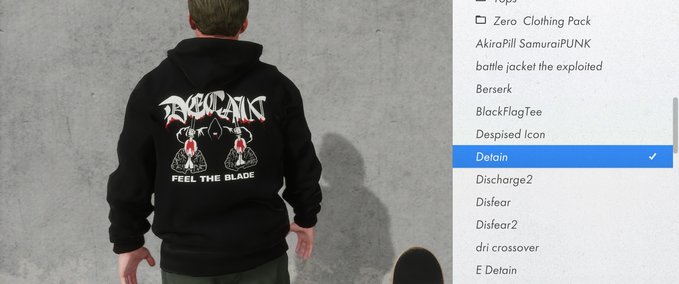 Gear Detain Hoodie Skater XL mod